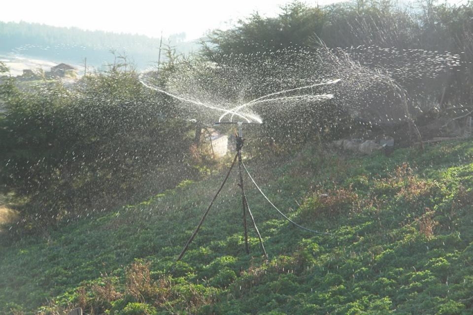 SPRINKLERS VOOR AGRO-ECOLOGIE