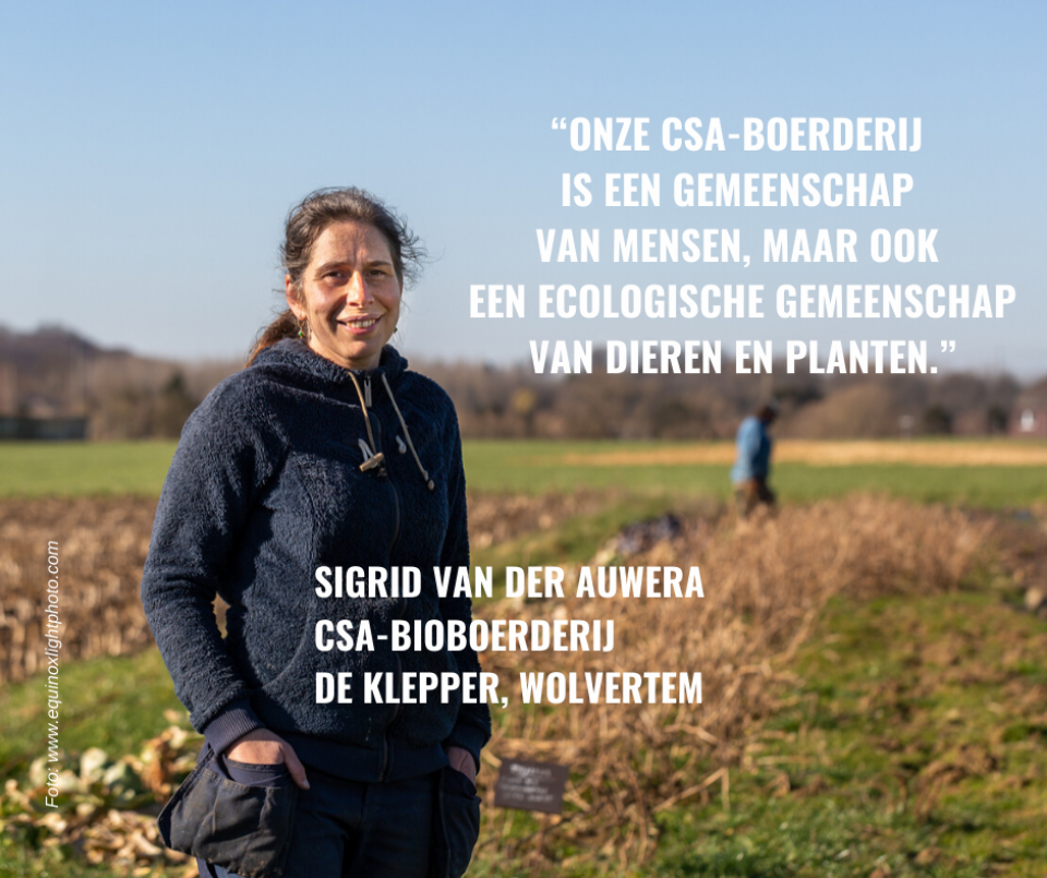 CSA De Klepper een gemeenschap van mens, plant en dier