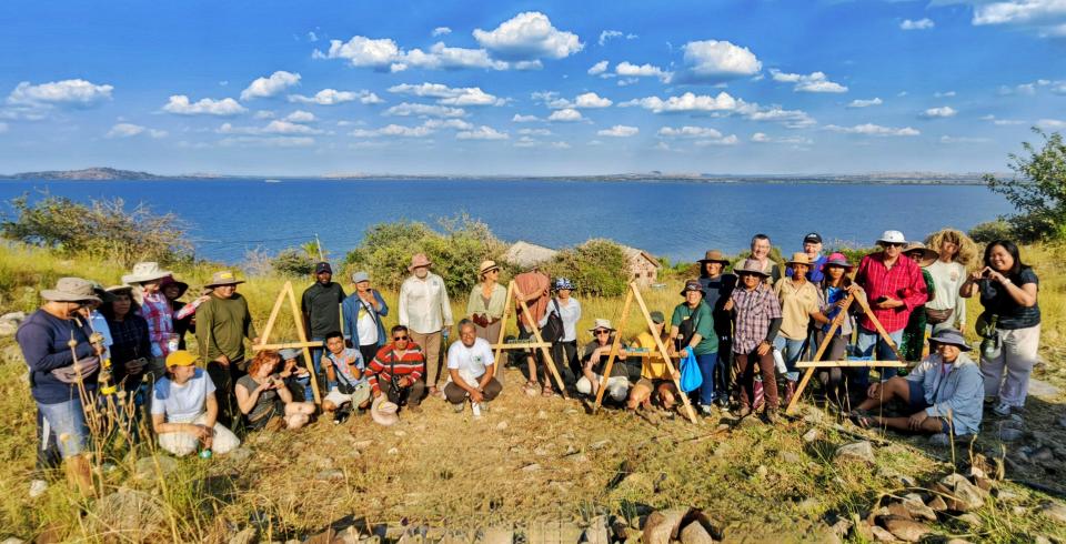 Groepsfoto uitwisseling Solidagro en Voedsel Anders in Tanzania