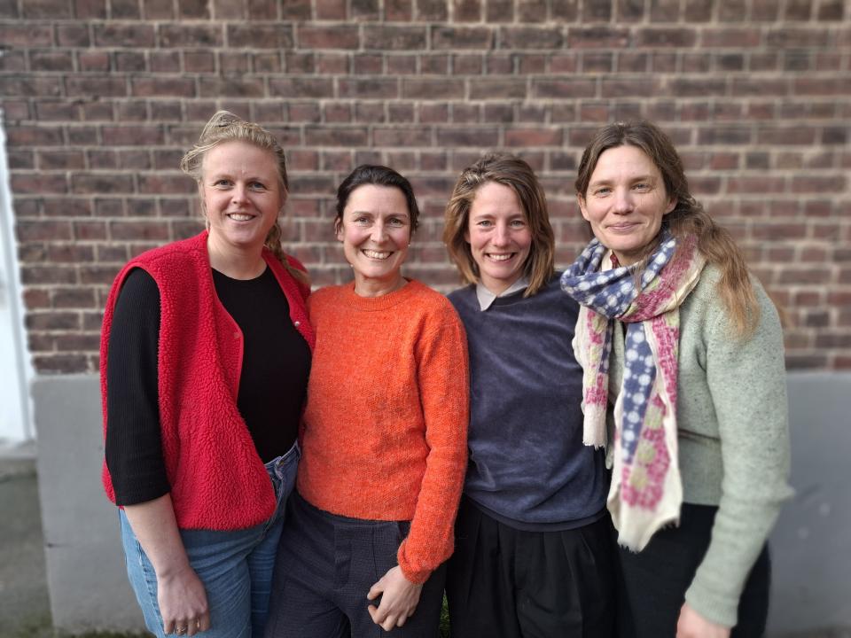 Boerinnen Julie, Heleen, Corazon en Merel