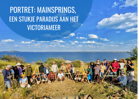 Groepsfoto uitwisseling Mainsprings Tanzania