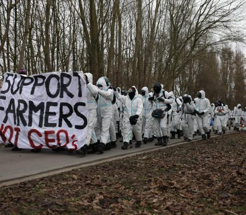 Code Rood voert actie tegen agro-industrie